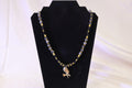 Snowflake Obsidian necklace with Eagle Pendant