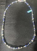 Beaded Necklace with Blue Tiger Eye